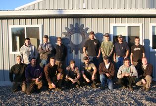 Team Photo taken at our Montana location