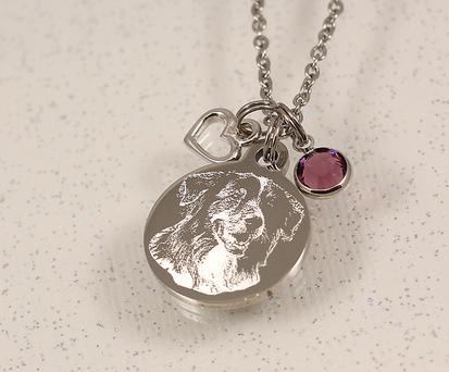 Engraved Photo Picture Jewelry
