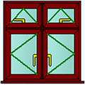 Style 52 rosewood window