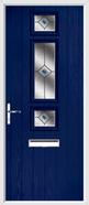 3 Square Strip Composite Door fusion glass