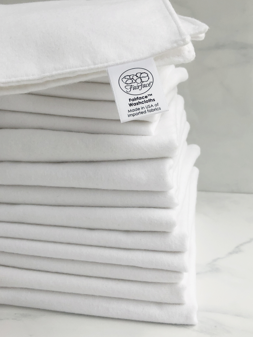 Best discount white washcloths