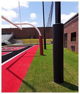 Sports Vinyl Covered Round Post Padding for Goal and Netting Post