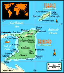 map showing Caribbean location of GHG GLOBAL POWERHOUSE