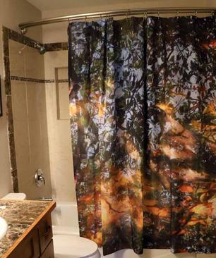 Aqueous Reflections Shower Curtain from Fine Art Photo by Laura Davis