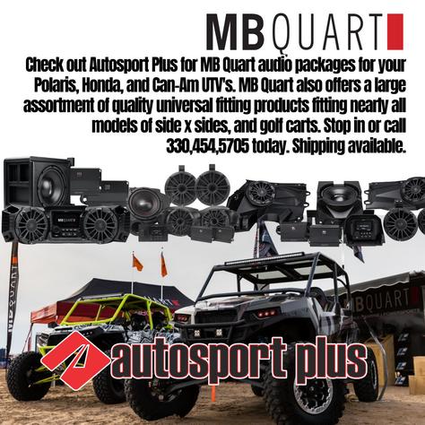 MB Quart UTV audio for sale in Canton, Ohio. Alliance Ohio UTV lighting.