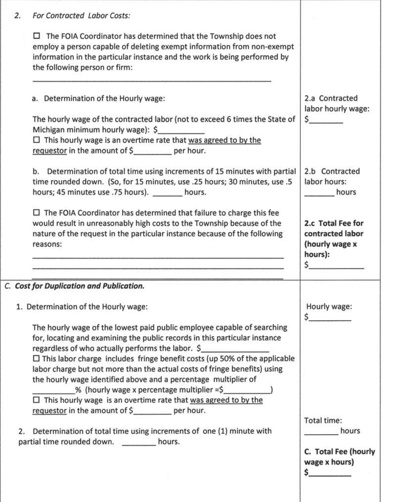 Freedom of information act
