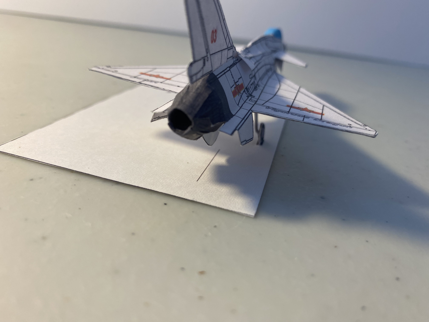 4D paper airplane - Model Kit, Paper Airplane Template