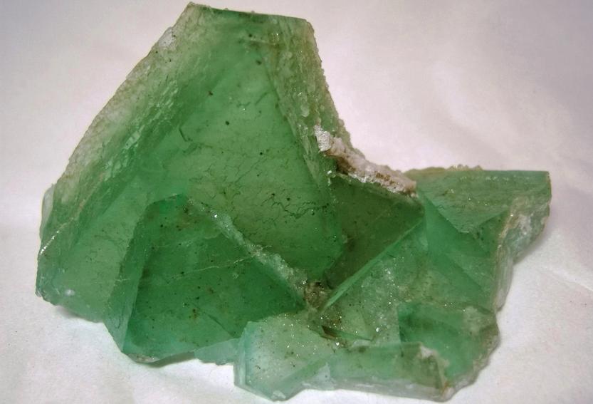 fluorescent phantom green FLUORITE - Riemvasmaak, Kakamas, Kai !Garib, ZF Mgcawu District, Northern Cape Province, South Africa - ex Parker Minerals - for sale