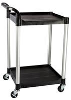 2 tier quality plastic utility carts