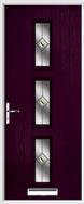 3 Square Composite Door fusion glass