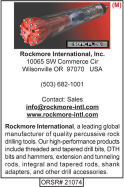 DTH Hammers, Rockmore International