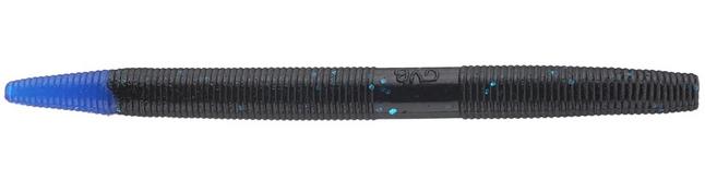 6" Stickos in black/blue flake/clear blue tip