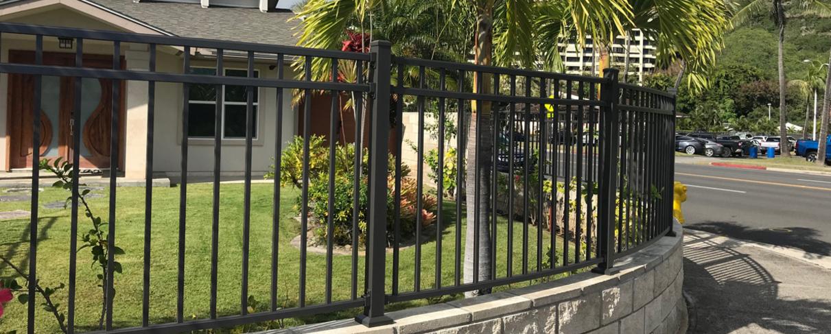 Aluminum fence, fence Hawaii