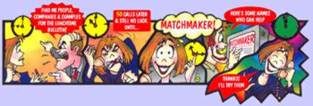 cartoon strip matchmaker marketing and sales