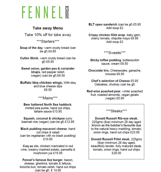 Home [www.fennelrestaurant.co.uk]