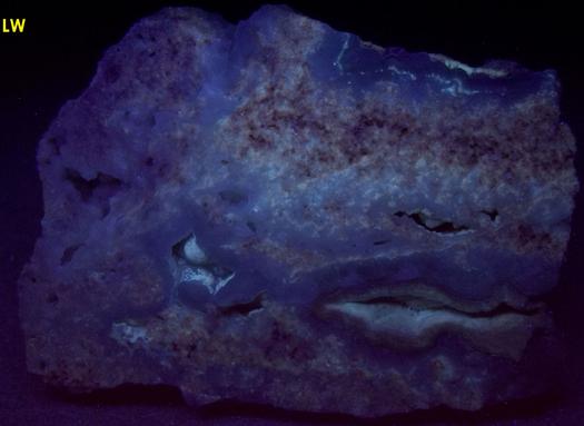 SMITHSONITE with fluorescence - Kelly Mine (Tri Bullion shaft, Paschal shaft; Traylor shaft; Kelly tunnel), Magdalena, Magdalena District, Socorro County, New Mexico, USA - ex Franklin Mineral Museum, ex John “Jack” Baum