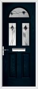 2 Panel 2 Square 1 Arch Door monza glass