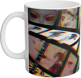"Alien Autopsy TV Colour Phase" White Mug, 11oz