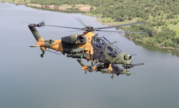 turkish assault helicopters Atak on patrol