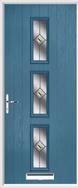 3 Square Composite Door fusion glass