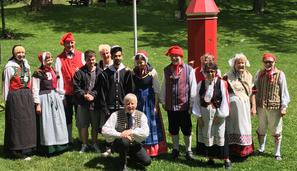 Danish folk dancers