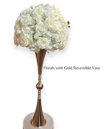 Complete Feather Centerpiece With 20 Vase (Golden Yellow) for Sale Online