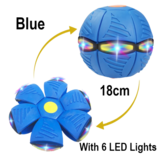 Flying UFO Frisbee Magic Ball - Flat Throw Disc Bouncing Ball Magic Ball Toy for children aged 6 and older Outdoor Garden Beach Game Children's sports balls