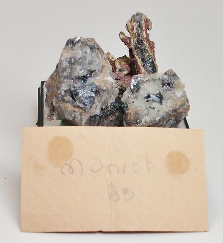 Stibnite & Stibiconite crystals Pereta Mine, Tuscany, Italy
