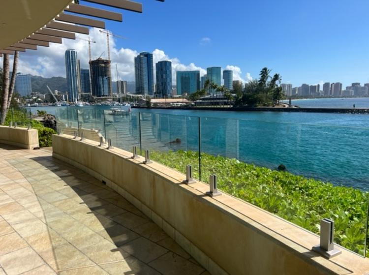 glass railing Honolulu, glass railing for deck Hawaii, Stainless steel Glass Railing, Glass Rail System, glass railing for stair Hawaii