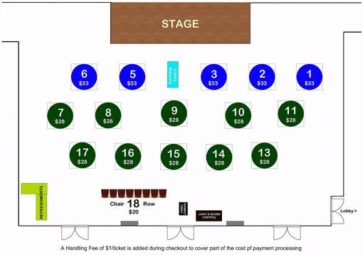 Table & Seating Layour Diagram