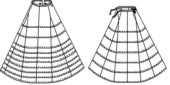 1500-1 Spanish Farthingale Pattern