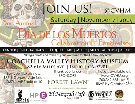 Coachella Valley History Museum November 7 Event