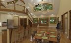 Custom Home Design Architect Rendering Interior