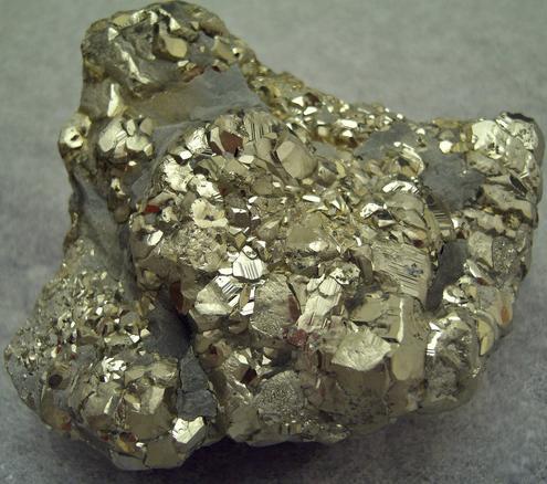 PYRITE crystals - Schoharie Township, Schoharie County, New York, USA
