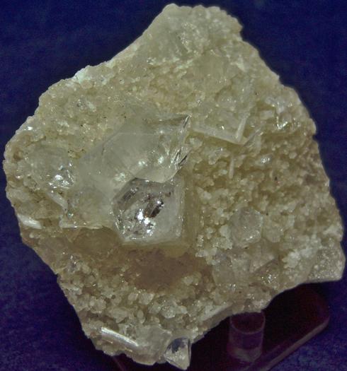 FLUORAPOPHYLLITE and STILBITE - Jalgaon District, Maharashtra, India - ex Rutgers Geology Museum