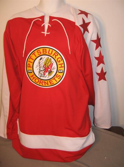 Personalized Vintage AHL Pittsburgh Hornets 1960 vintage Red