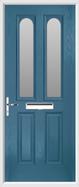 2 Panel 2 Arch Composite Door obscure glass