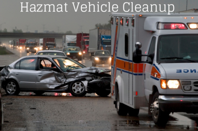 Car accident needing blood cleanup services