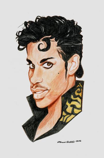 Prince Drawing Art Print