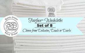 Softest washcloths for your face - Fairface set of 8
