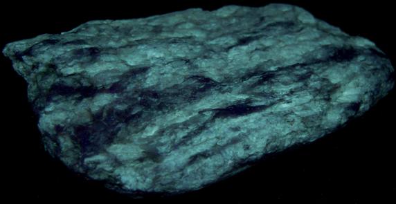 fluorescent TALC - Balmat, Balmat-Edwards Zinc District, St. Lawrence County, New York, USA