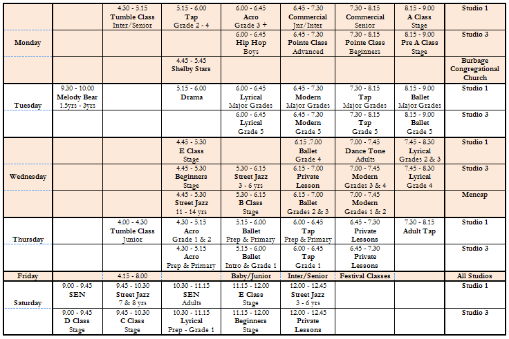 Time Table