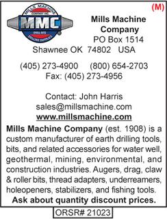Mills Machine Company, Bits