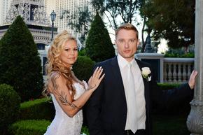 Beautiful Wedding Couple at the Bellagio Las Vegas