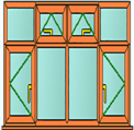 Style 87 oak window