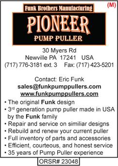 Funk Brothers Manufacturing, Pump Hoists, Pump Puller