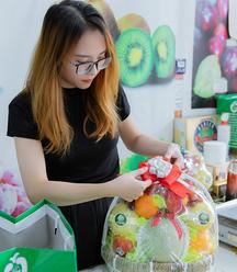 Giỏ hoa quả nhập khẩu VIP