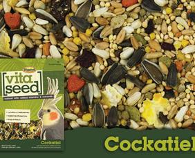 Remington Feed has vita seed food for Cockatiel from Higgins
