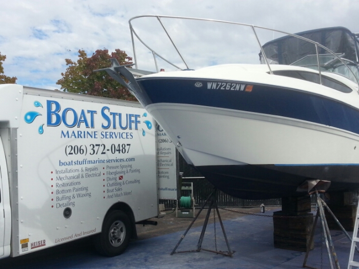 Boat Stuff Marine Services - Boat Repair, Detailing, Buffing and waxing,  Bottompainting, Electrical and Mechanical installations and repairs,  Fiberglassing
