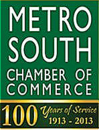 Metro South Chamber of Commerce logo.